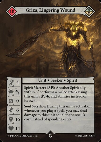Griza, Lingering Wound