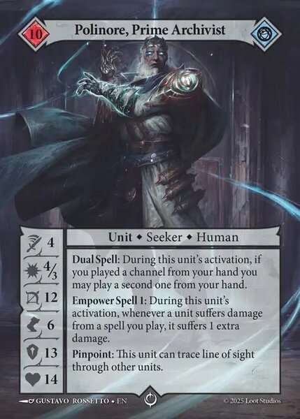 Polinore, Prime Archivist
