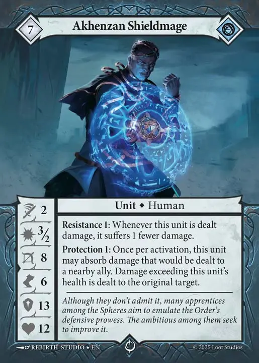 Akhenzan Shieldmage