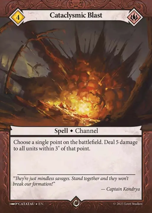 Cataclysmic Blast