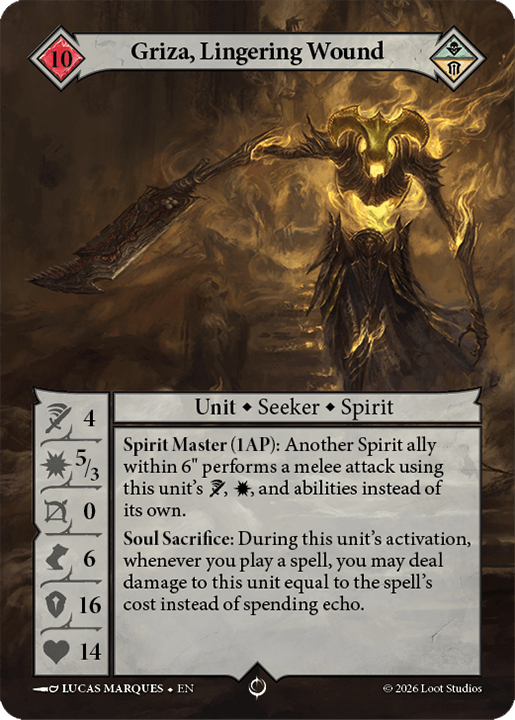 Griza, Lingering Wound