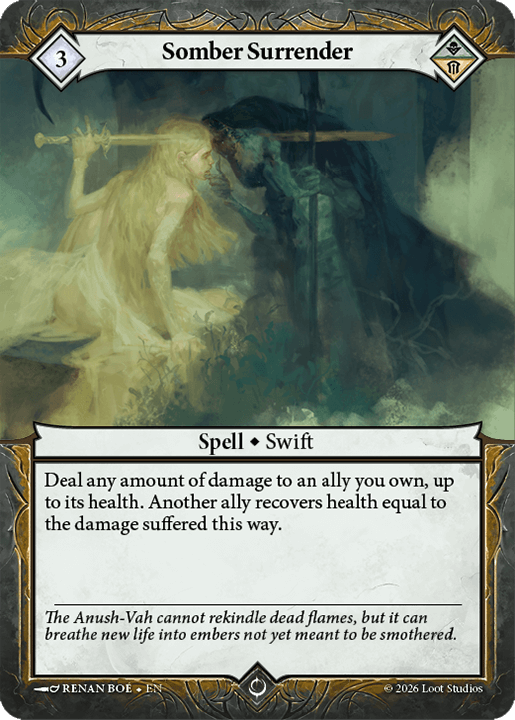 Somber Surrender